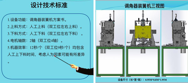 座椅調角器扭力彈簧自動裝配設備,調角器自動組裝機